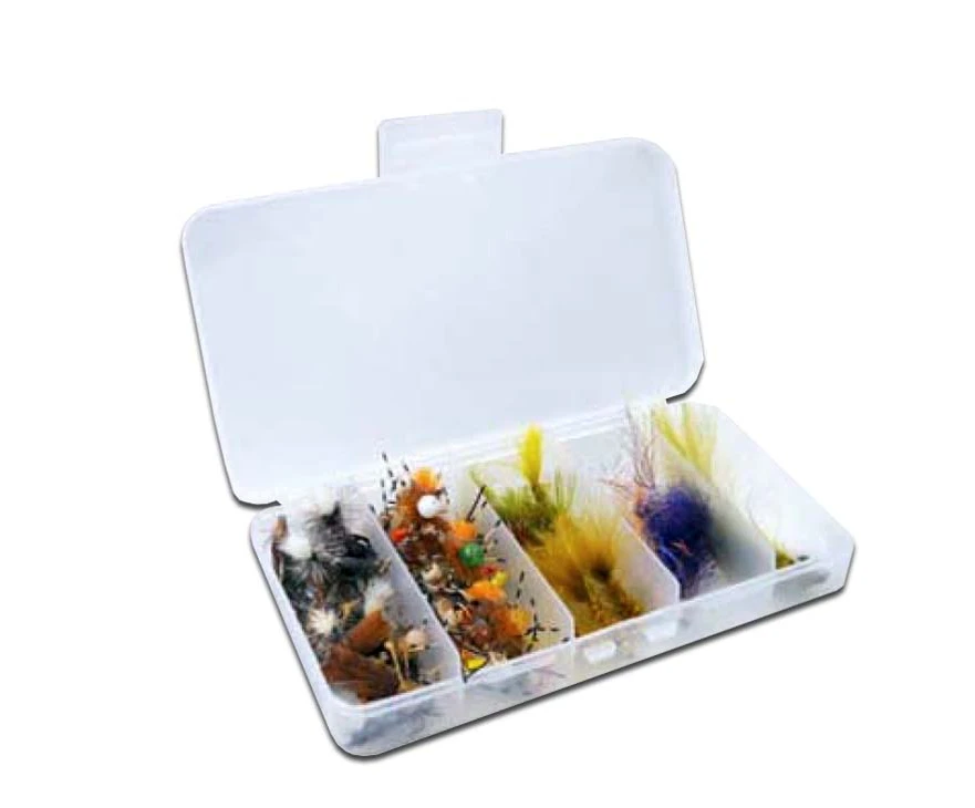 Badger Creek’s Clear Streamer/Bass Bug/Saltwater 5 Compartment Box 3 Badger Creek’s Clear Streamer/Bass Bug/Saltwater 5 Compartment Box