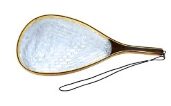 Badger Creek’s Catch And Release Wood Net With Rubber Basket