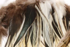 Strung Badger Saddle Hackle 9 Strung Badger Saddle Hackle -Fly Fishing Equipment Shop BSH4