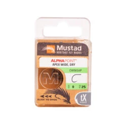 Mustad CS58S Heritage Wide Gap Dry Fly Hook 9 Mustad CS58S Heritage Wide Gap Dry Fly Hook -Fly Fishing Equipment Shop CW58S
