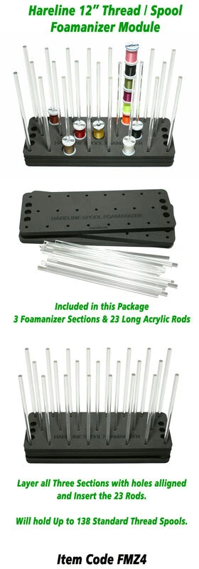 Hareline Foamanizer 12″ Thread Module 6 Hareline Foamanizer 12″ Thread Module - Image 4