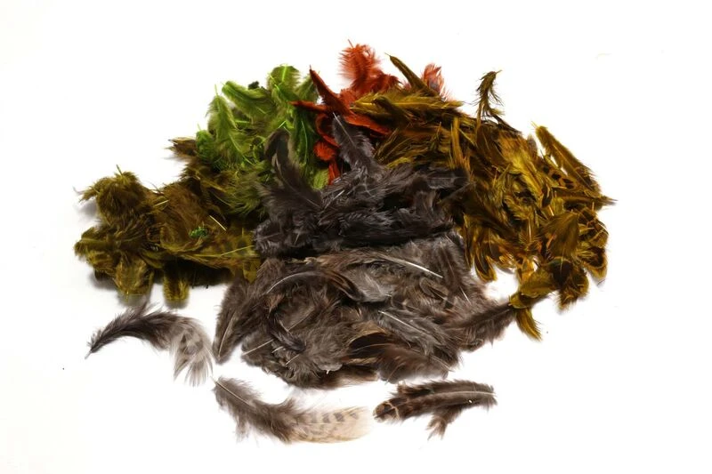 Hen Pheasant Body Feather ( Dyed And Natural ) 3 Hen Pheasant Body Feather ( Dyed And Natural )