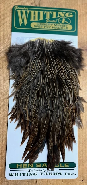 Whiting Farms Hebert Miner Wild Type Bird Hen Saddle 3 Whiting Farms Hebert Miner Wild Type Bird Hen Saddle