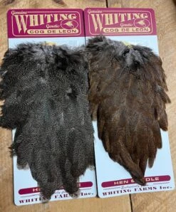 Whiting Farm’s Coq De Leon Hen Saddles ( AKA Mottled Gamechanger Saddles ) Dyed And Natural 8 Whiting Farm’s Coq De Leon Hen Saddles ( AKA Mottled Gamechanger Saddles ) Dyed And Natural -Fly Fishing Equipment Shop IMG 6768