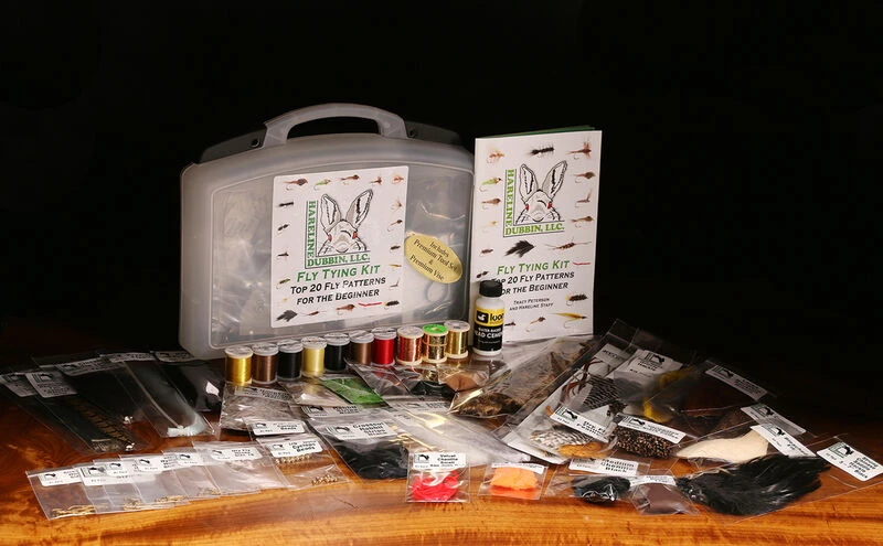 Hareline Premium Fly Tying Materials Kit With Premium Tool Set 3 Hareline Premium Fly Tying Materials Kit With Premium Tool Set
