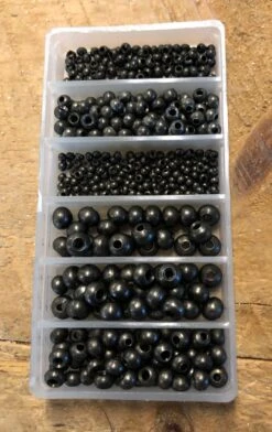 Brass Bead Assortment 7 Brass Bead Assortment -Fly Fishing Equipment Shop bbab