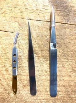 Tweezers: Anglers, Straight And Bulldog/Cross