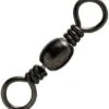 Salmon River Black Barrel Swivel, Black Brass 40lb 2 Salmon River Black Barrel Swivel, Black Brass 40lb -Fly Fishing Equipment Shop bswivel