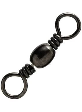 Salmon River Black Barrel Swivel, Black Brass 40lb 3 Salmon River Black Barrel Swivel, Black Brass 40lb
