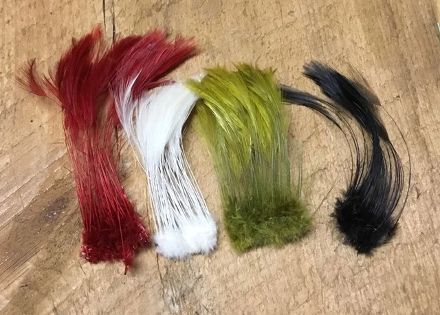 Cascade Crest Stripped Hackle Quills 3 Cascade Crest Stripped Hackle Quills