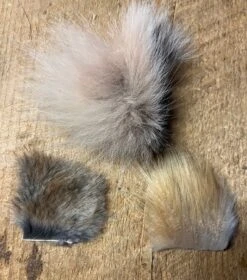 Catskill Dubbing Fur Kit: Includes Muskrat, Beaver, Bleached Beaver, Pink Fox, Pink Coyote, Orange Ozzie ‘Possum -Fly Fishing Equipment Shop cfur2