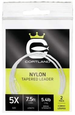 Cortland Nylon Leader 2 Pack
