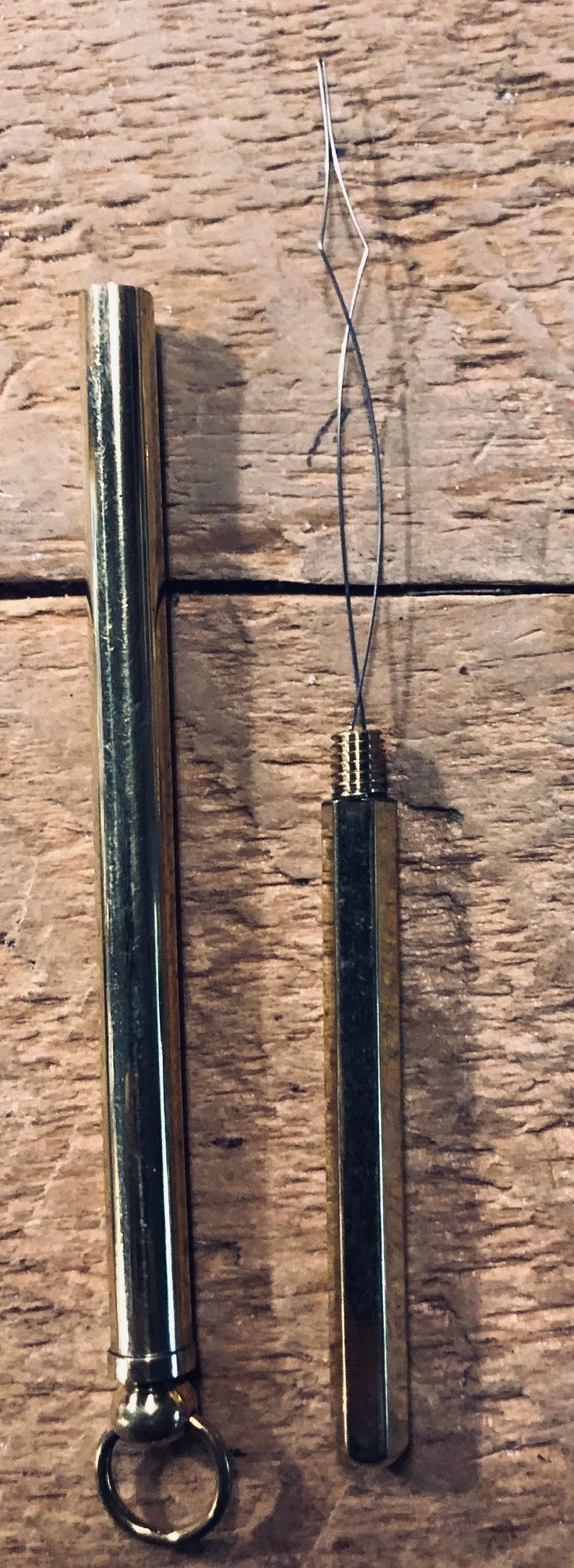 Badger Creek’s Brass Bodkin, Bobbin Threaders And Brass Half Hitch Tools 5 Badger Creek’s Brass Bodkin, Bobbin Threaders And Brass Half Hitch Tools - Image 3