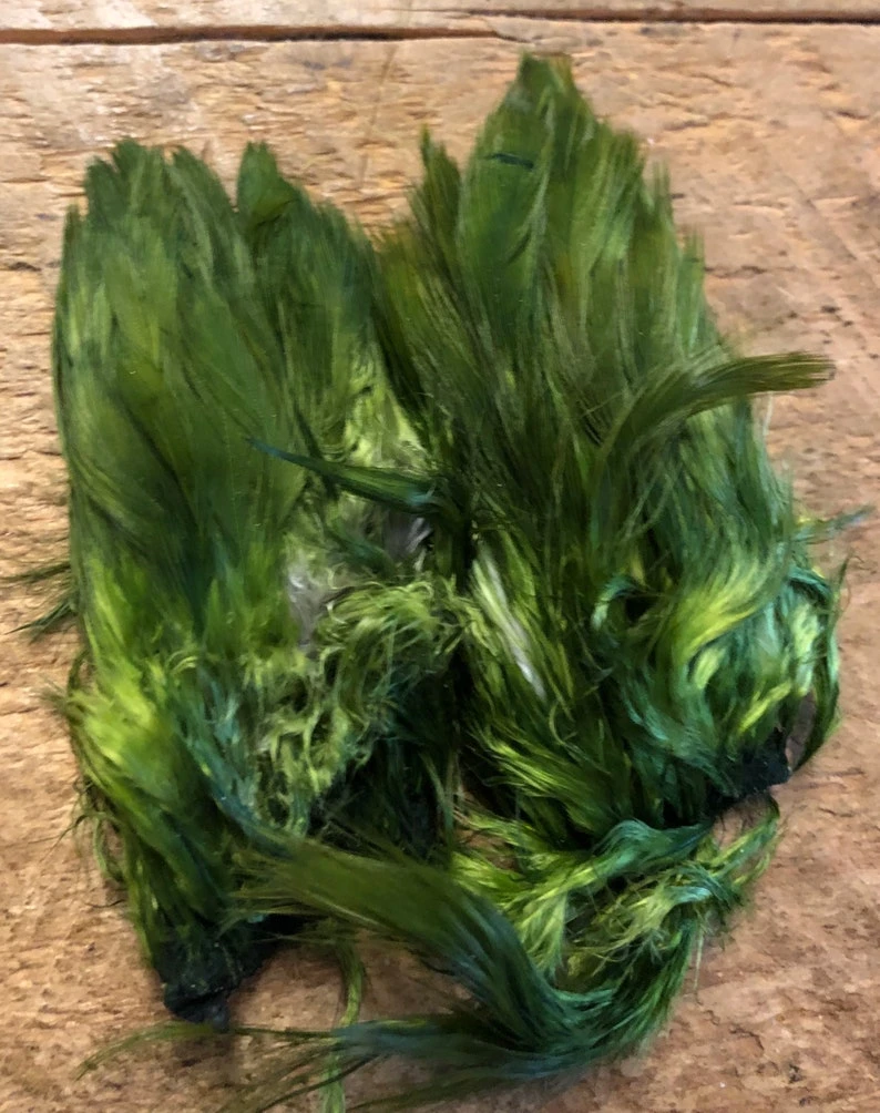 Dyed Genetic Soft Hackle Patch 6 Dyed Genetic Soft Hackle Patch - Image 4