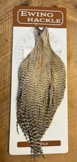 Ewing Variant Rooster Capes: Cree, Badger, Barred Dun 7 Ewing Variant Rooster Capes: Cree, Badger, Barred Dun - Image 5