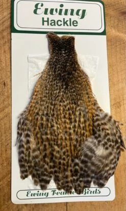 Ewing Variant Hen Capes: Badger, Rusty Dun, Honey Dun, Furnace, Cree And Dun Creek