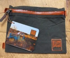 Fishpond Eagle’s Nest Waxed Cotton Zippered Pouch