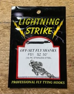 Lightning Strike FS1, Off Set Fly Shanks ( AKA Gamechanger Or Intruder Shanks ) 9 Lightning Strike FS1, Off Set Fly Shanks ( AKA Gamechanger Or Intruder Shanks ) -Fly Fishing Equipment Shop fs13