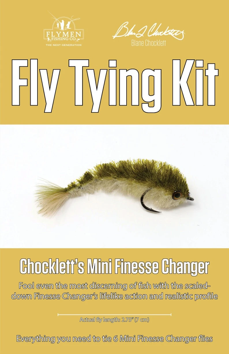 Fish Skull/ Flymen Mini Gamechanger Fly Tying Kit 3 Fish Skull/ Flymen Mini Gamechanger Fly Tying Kit