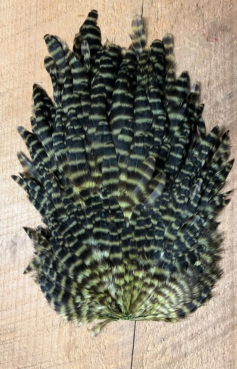 Wapsi Ewing Grizzly And Natural Hen Saddles 5 Wapsi Ewing Grizzly And Natural Hen Saddles - Image 3