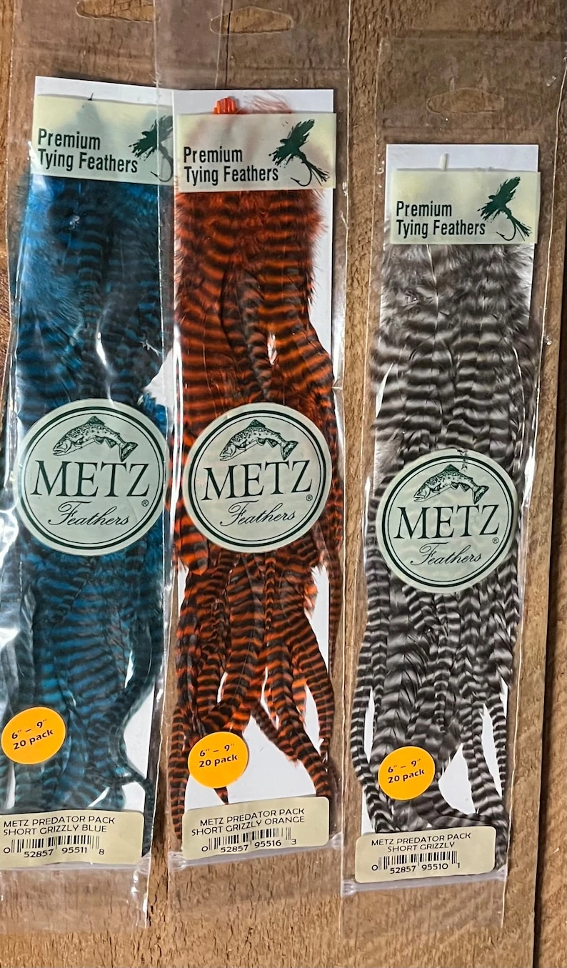 Metz Predator Packs: Dyed Grizzly Schlappen 4 Metz Predator Packs: Dyed Grizzly Schlappen - Image 2