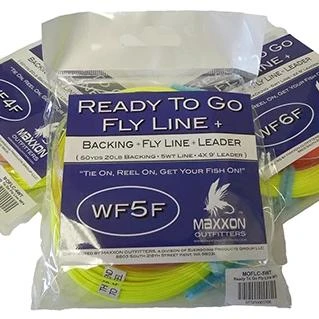 Maxxon Outfitters Ready To Go Flyline Plus ( Flyline-Backing-Leader ) Kit 3 Maxxon Outfitters Ready To Go Flyline Plus ( Flyline-Backing-Leader ) Kit
