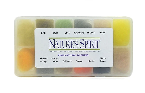 Nature’s Spirit Fine Natural Dubbing Dispenser-Assortment 3 Nature’s Spirit Fine Natural Dubbing Dispenser-Assortment