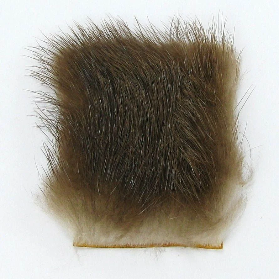 Otter Dubbing Fur Patches: Natural And Bleached 3 Otter Dubbing Fur Patches: Natural And Bleached