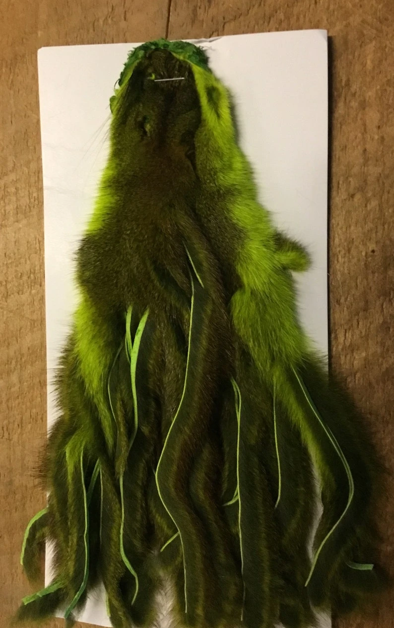 Complete Pine Squirrel Hide Tanned Zonkered ( AKA Pine Squirrel Saddle ) 7 Complete Pine Squirrel Hide Tanned Zonkered ( AKA Pine Squirrel Saddle ) - Image 5