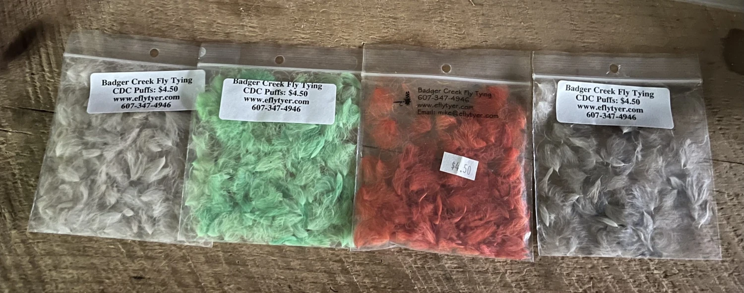 Jumbo CDC Puffs ( Trout Hunter Style ) 4 Jumbo CDC Puffs ( Trout Hunter Style ) - Image 2