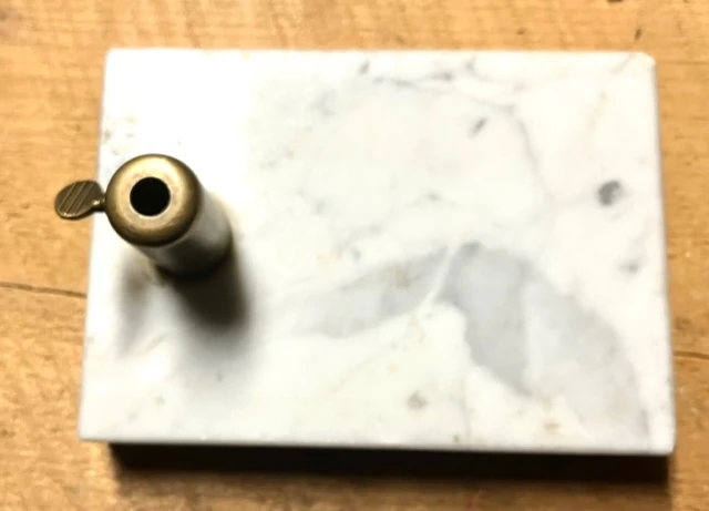 Vintage Catskill Rich Bradley Marble Pedestal Base 3 Vintage Catskill Rich Bradley Marble Pedestal Base