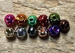 Metallic Tungsten Slotted Bead