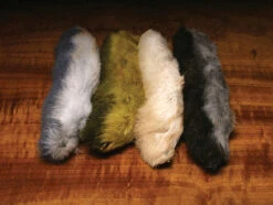 Wapsi Snowshoe Feet Natural, Bleached And Dyed ( Pairs )