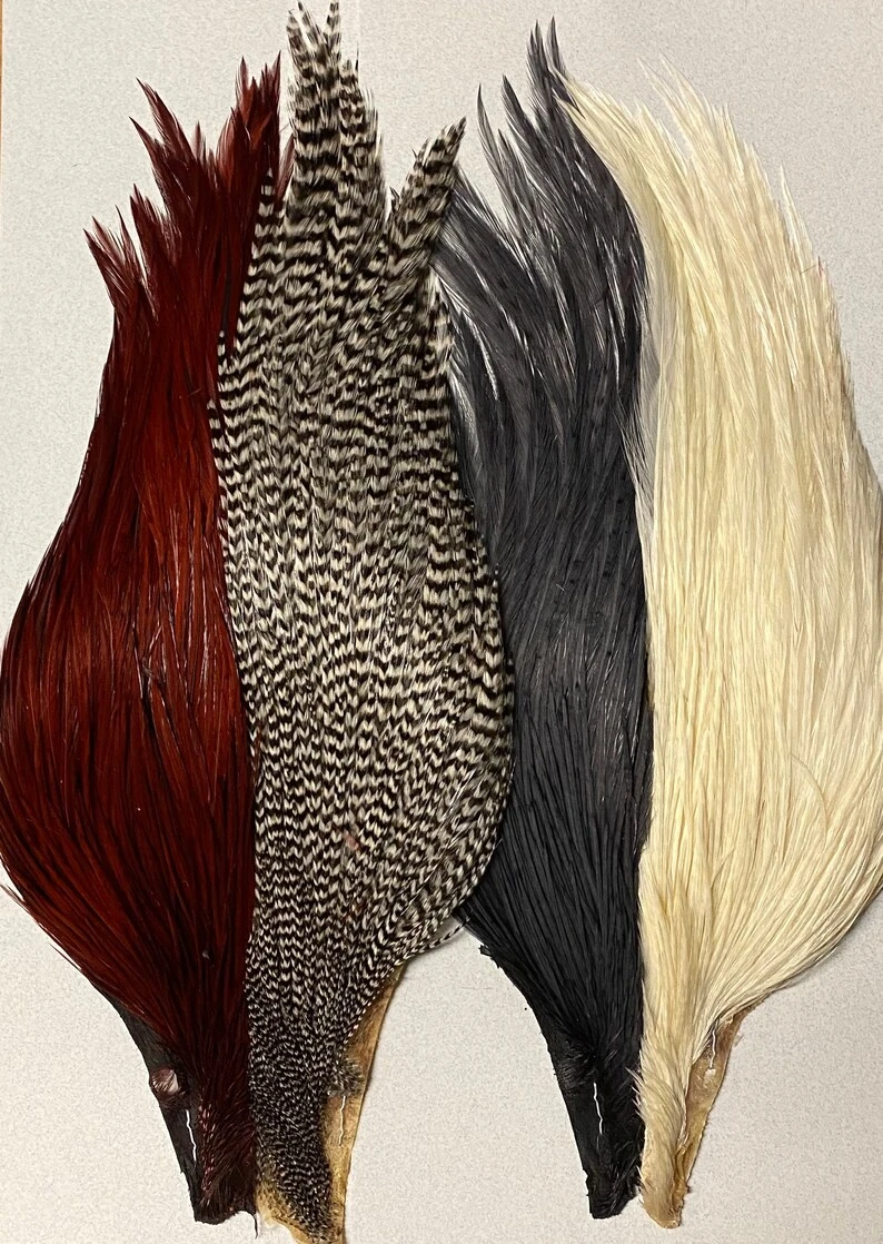 Hareline-Keough Tyers 4 Color Starter Cape Set 3 Hareline-Keough Tyers 4 Color Starter Cape Set