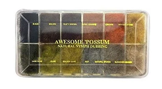 Wapsi Awesome Opossum Dubbing Assortment 3 Wapsi Awesome Opossum Dubbing Assortment