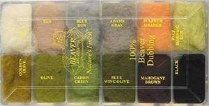 Wapsi Beaver Dubbing Assortment 3 Wapsi Beaver Dubbing Assortment